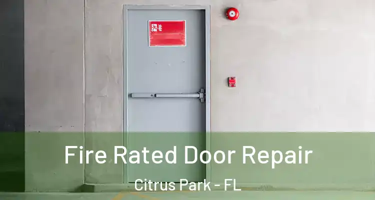 Fire Rated Door Repair Citrus Park - FL