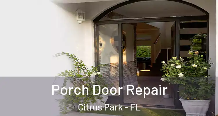 Porch Door Repair Citrus Park - FL